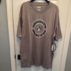 Brooklyn Nets Short Sleeve T-Shirt - Gray